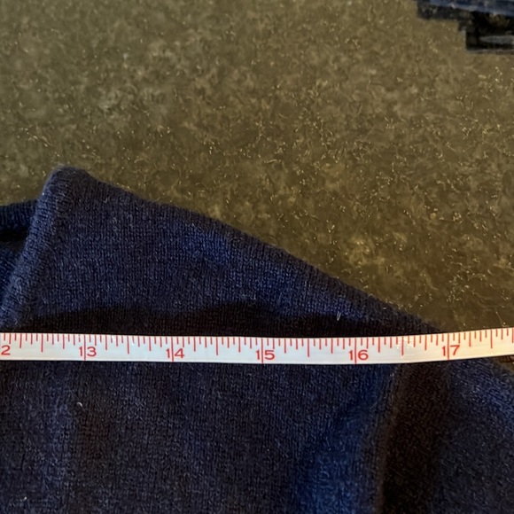 Queen Cashmere Women Cardigan Sweater, Dark Blue, Size M - Picture 8 of 9